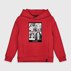 Толстовка оверсайз детская Blackpink K-pop, цвет: красный