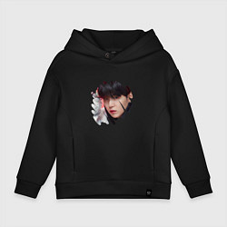 Толстовка оверсайз детская Agust D SUGA BTS, цвет: черный