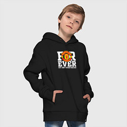 Толстовка оверсайз детская Manchester United FOREVER NOT JUST WHEN WE WIN, цвет: черный — фото 2