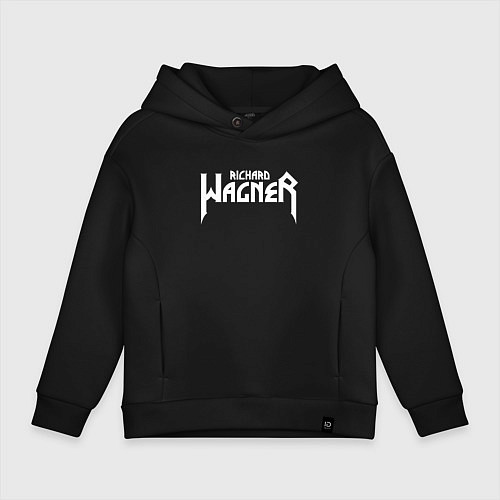 Детское худи оверсайз Вагнер / Черный – фото 1