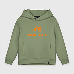 Толстовка оверсайз детская Buy Basketball, цвет: авокадо