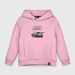Детское худи оверсайз Audi Racing team
