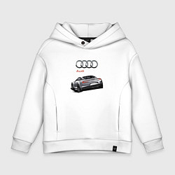 Толстовка оверсайз детская Audi Prestige Concept, цвет: белый