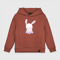 Детское худи оверсайз Милый Крольчонок С Цветочками