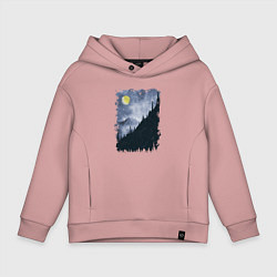 Детское худи оверсайз Медведи на склоне