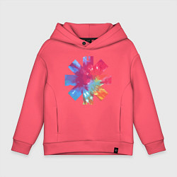 Толстовка оверсайз детская RHCP Color, цвет: коралловый