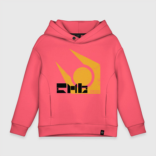 Детское худи оверсайз City 17 - half life / Коралловый – фото 1