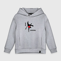 Детское худи оверсайз I LOVE CAPOEIRA