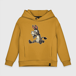 Детское худи оверсайз Задумчивый осел