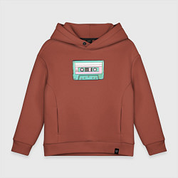 Детское худи оверсайз Музыкальная кассета - олды поймут