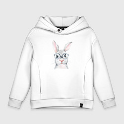 Детское худи оверсайз Серый кролик