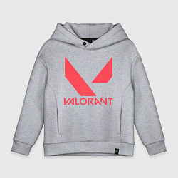 Детское худи оверсайз Valorant - logo