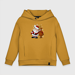 Детское худи оверсайз Санта и олень