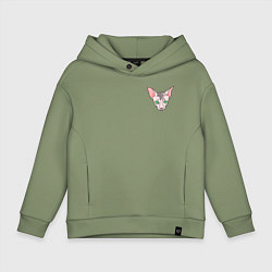 Детское худи оверсайз Лысый сфинкс