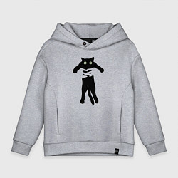 Детское худи оверсайз Кот на ручках