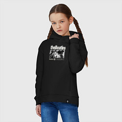 Толстовка оверсайз детская The Beatles rock, цвет: черный — фото 2