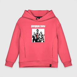 Толстовка оверсайз детская Greed Day rock, цвет: коралловый