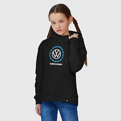 Толстовка оверсайз детская Volkswagen в стиле Top Gear, цвет: черный — фото 2