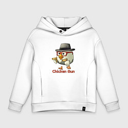 Детское худи оверсайз Чикен ган - курочка в шляпе
