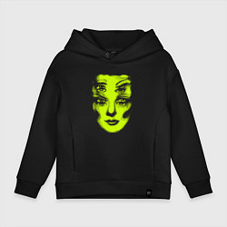Детское худи оверсайз Double lime face