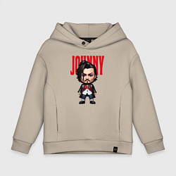Детское худи оверсайз Johnny Depp - cool dude - pop art
