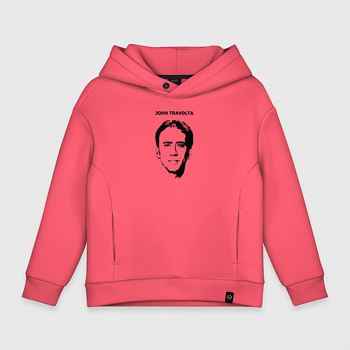 Детское худи оверсайз Без Лица / Коралловый – фото 1