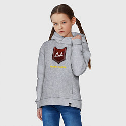 Толстовка оверсайз детская Карак Кадрин Warhammer: Total War, цвет: меланж — фото 2