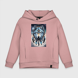 Детское худи оверсайз Шаман волк