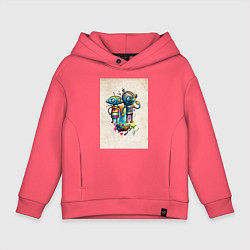 Детское худи оверсайз Machinarium