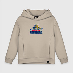 Толстовка оверсайз детская Florida panthers - hockey team, цвет: миндальный