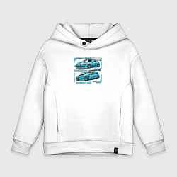 Детское худи оверсайз Toyota GT86 Rocket bunny