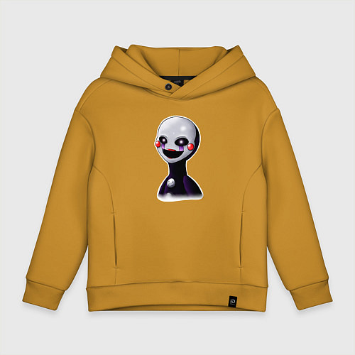 Детское худи оверсайз FNAF Марионетка / Горчичный – фото 1