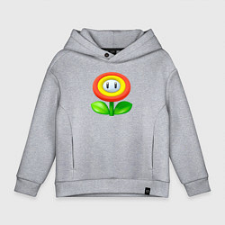 Детское худи оверсайз Цветок Марио