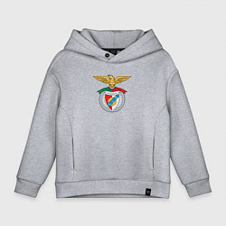 Толстовка оверсайз детская Benfica club, цвет: меланж
