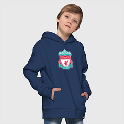 Толстовка оверсайз детская Liverpool fc sport collection, цвет: тёмно-синий — фото 2