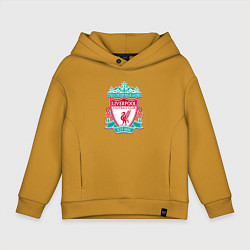 Толстовка оверсайз детская Liverpool fc sport collection, цвет: горчичный