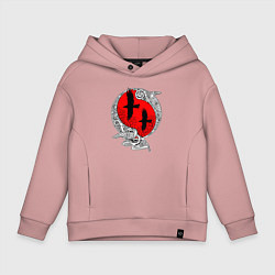 Детское худи оверсайз Вороны Одина - кельтский узор