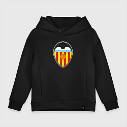 Толстовка оверсайз детская Valencia fc sport, цвет: черный