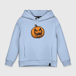 Толстовка оверсайз детская Pumpkin Halloween, цвет: мягкое небо