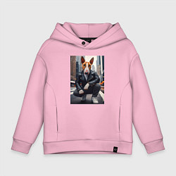 Детское худи оверсайз Булли на улице Нью-Йорка - нейросеть