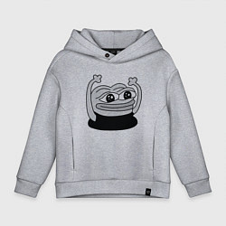 Детское худи оверсайз Лягушонок радуется