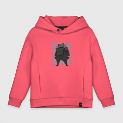 Детское худи оверсайз Упитанный ТВ Мен