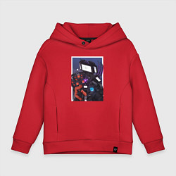 Детское худи оверсайз ТВ Мен со Спикерменом и Камераменом