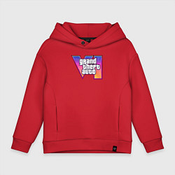 Детское худи оверсайз GTA 6 logo