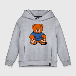 Детское худи оверсайз Плюшевый мишка из СССР