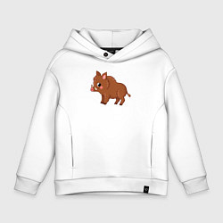 Детское худи оверсайз Милый кабанчик