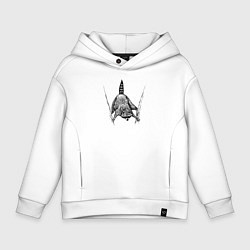 Детское худи оверсайз Енот акробат