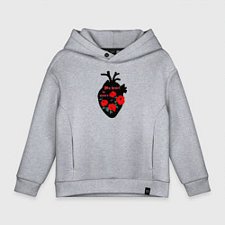 Детское худи оверсайз My heart is yours