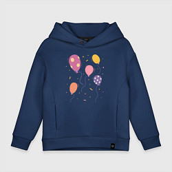 Детское худи оверсайз Летят шары