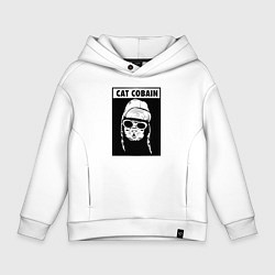 Детское худи оверсайз Cat cobain